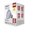 Satco 4.5 Watt MR16 LED - Silver Finish - 3000K - GU5.3 Base - 360 Lumens - 12 Volt - Hologen S11389 - alternate 4